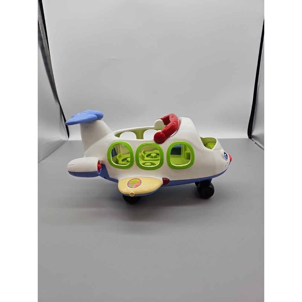 Fisher Price Little People Lil Movers Airplane push toy. no people Not Tested